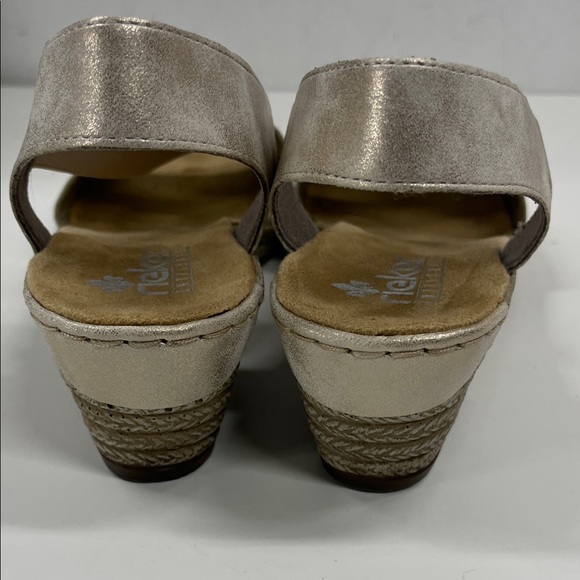 New Rieker FANNI Wedge Sandals Size EU 39( US 8) - Picture 6 of 10